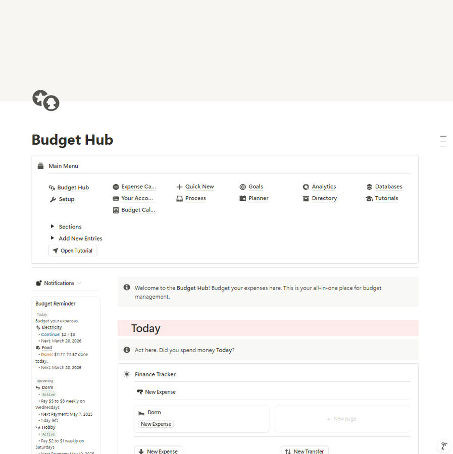 Budget